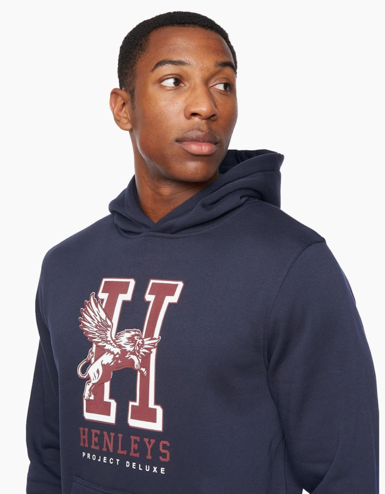 Henleys Belton Hoodie Mens Navy