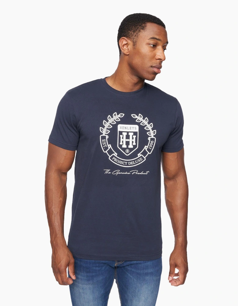 Henleys Myer T-Shirt Mens Navy