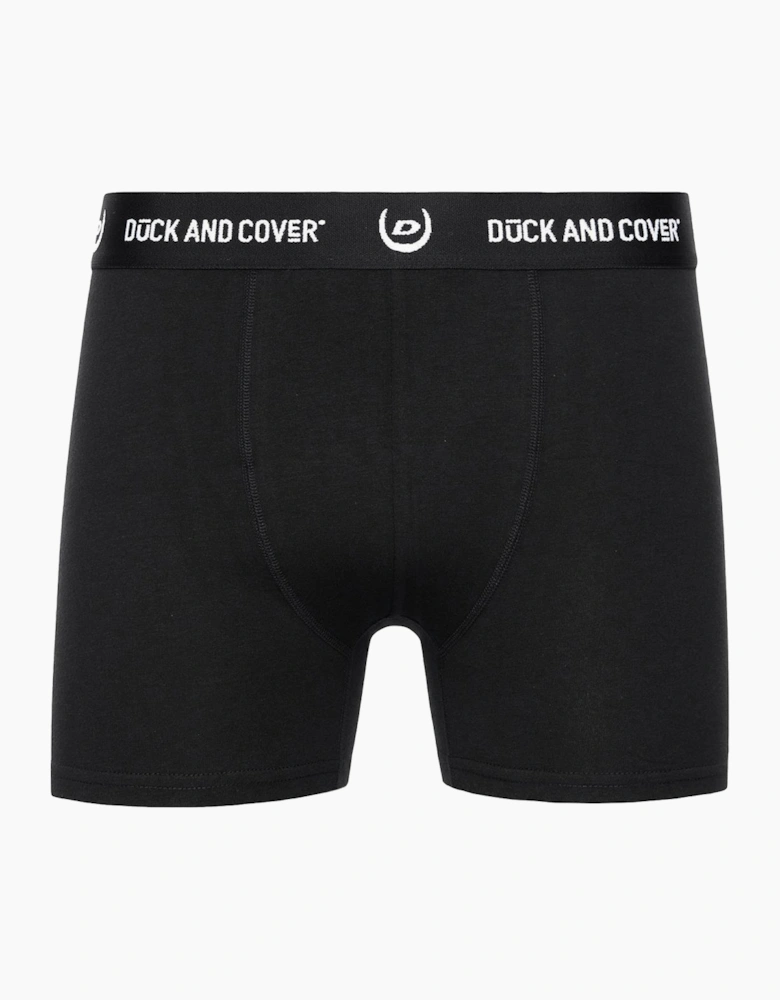 Duck And Cover Anvilli 7pk Boxer Shorts Mens Black