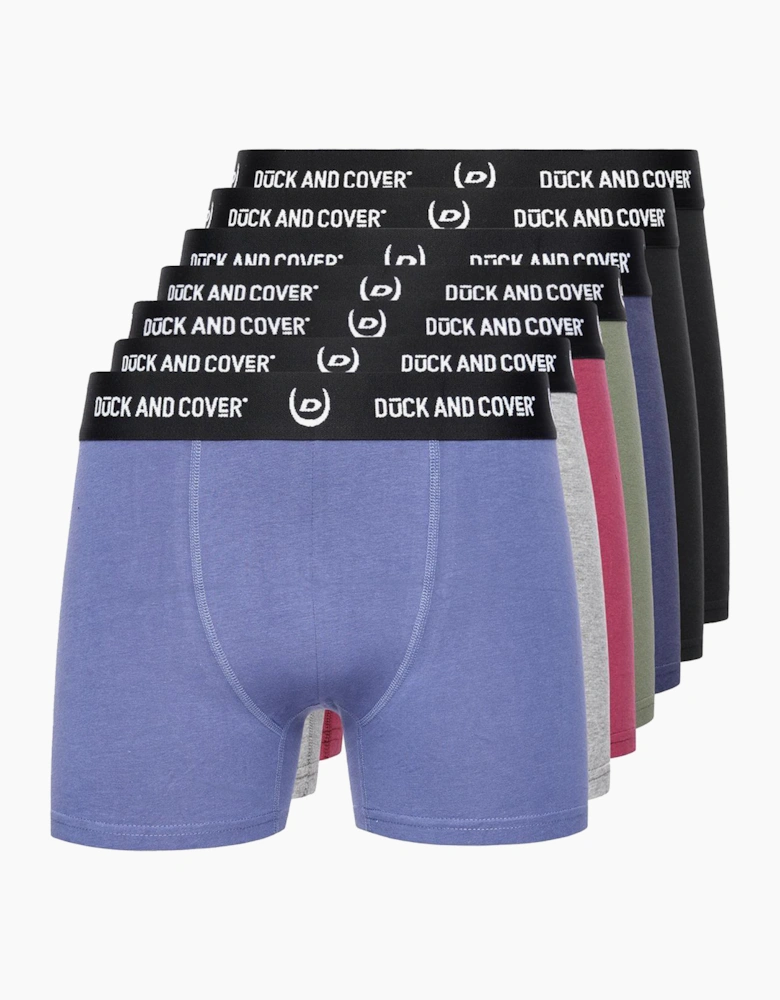 Duck And Cover Anvilli 7pk Boxer Shorts Mens Multi / Assorted