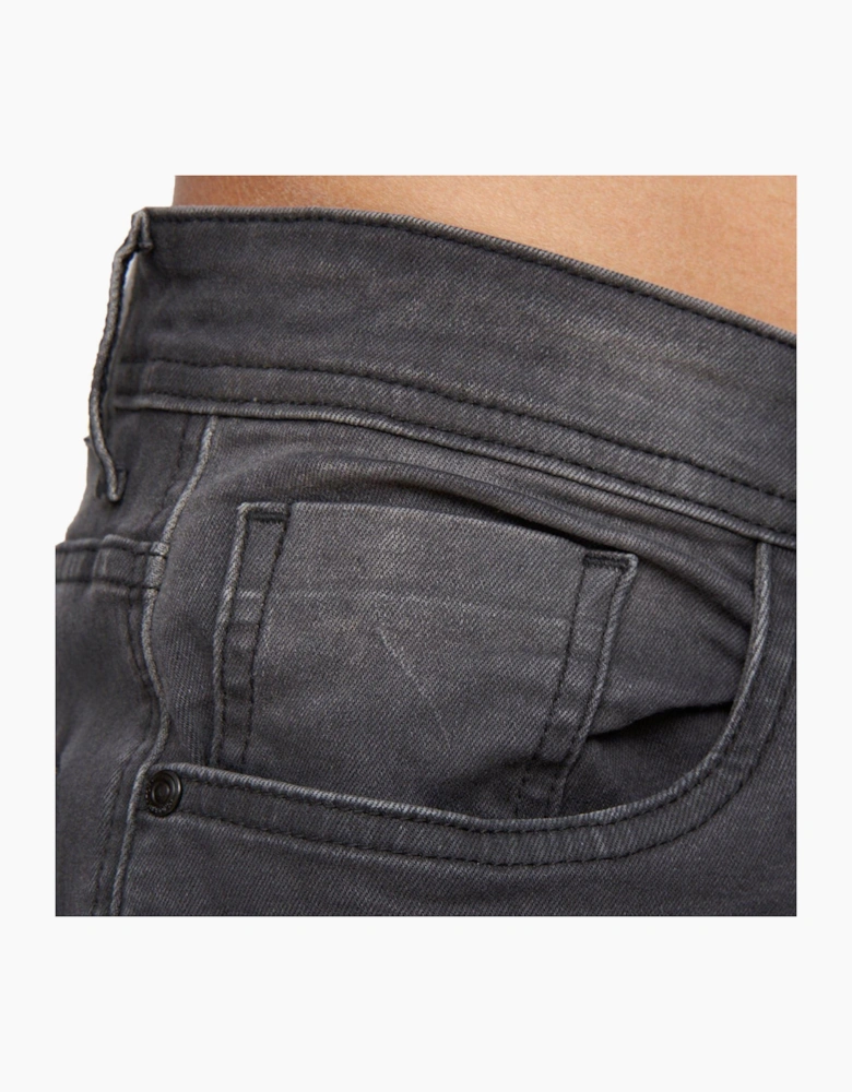 Crosshatch Malcolm Slim Fit Jeans Mens Dark Charcoal