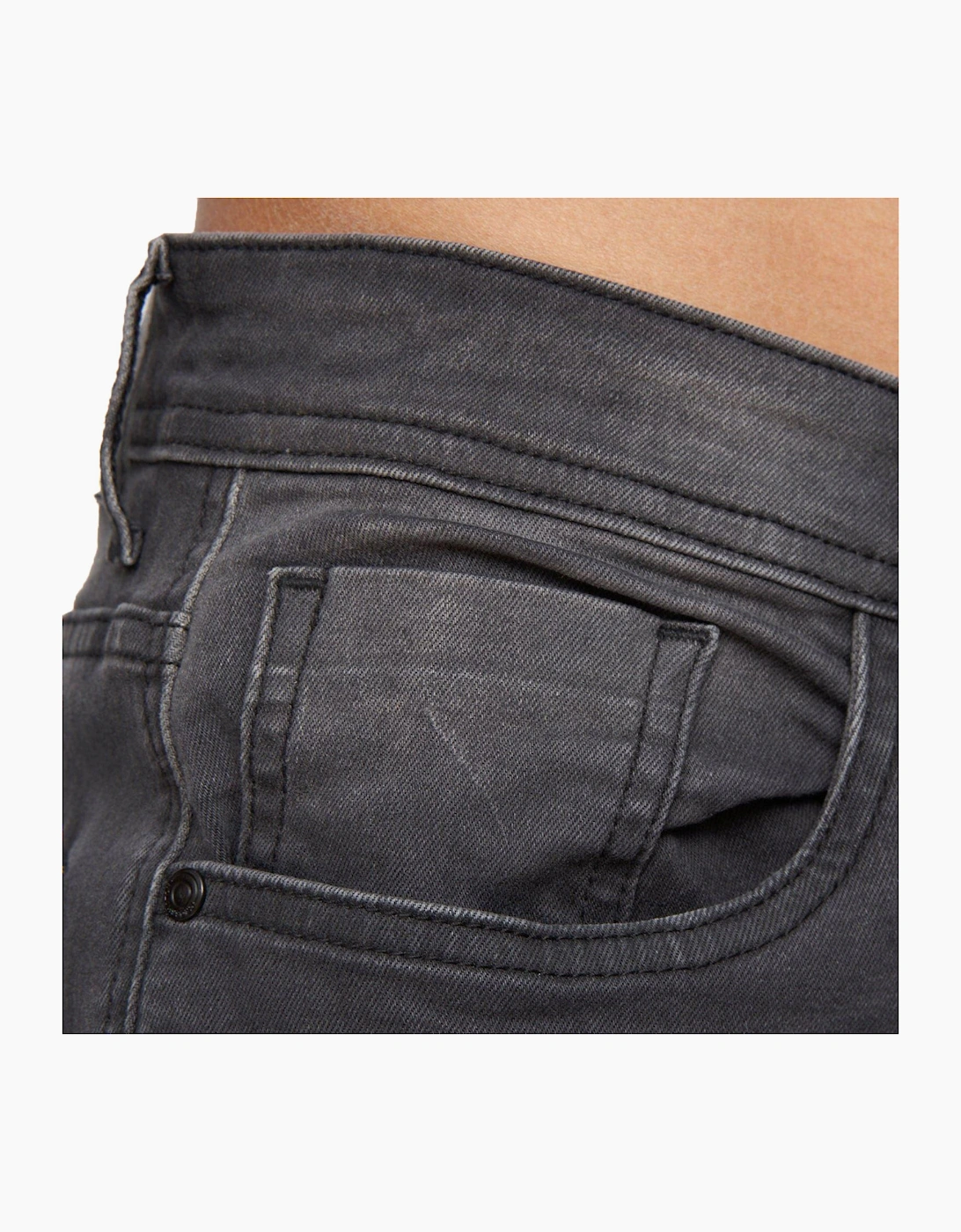 Crosshatch Malcolm Slim Fit Jeans Mens Dark Charcoal