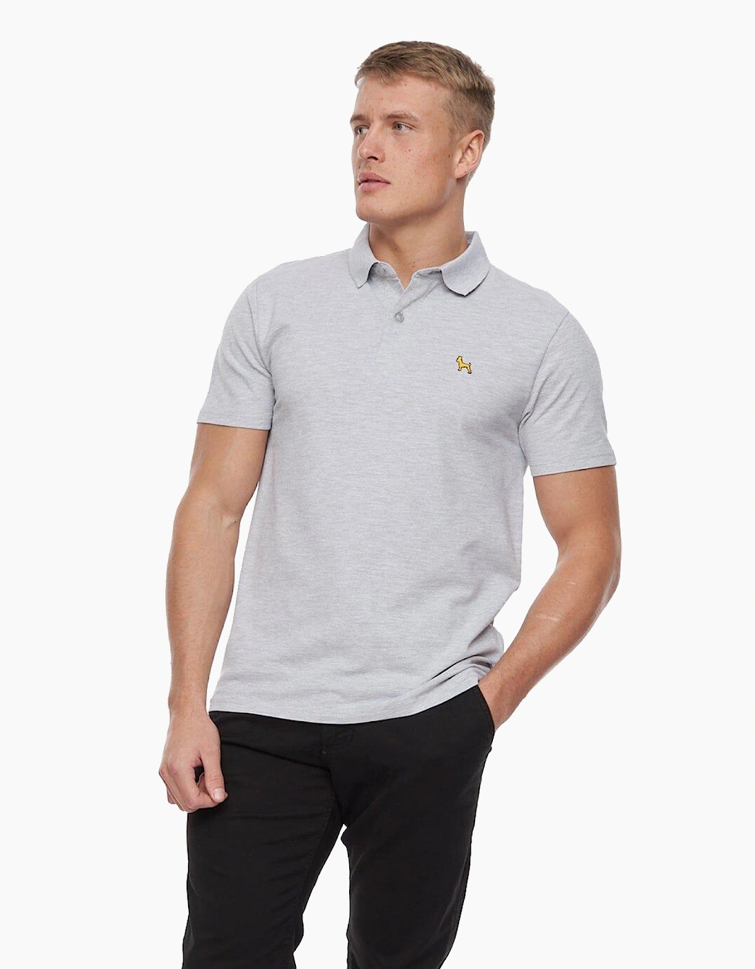 Bewley & Ritch Barden Polo Mens Grey Marl