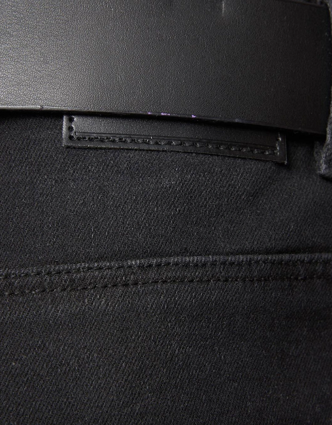 Crosshatch Cadman Straight Jeans Mens Black Wash