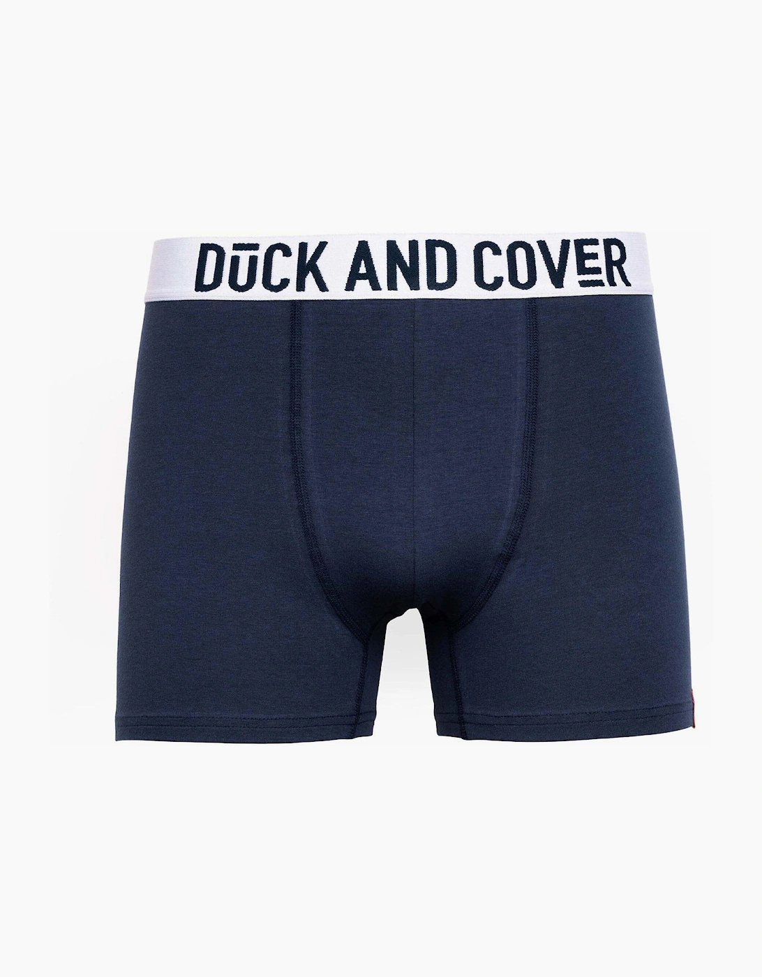 Duck And Cover Galton 2pk Boxer Shorts Mens Green / Navy