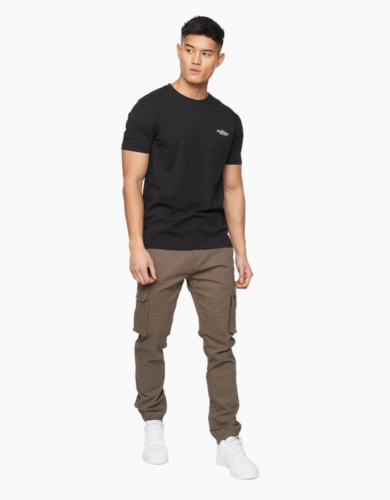 Crosshatch Frentons Cargo Pants Mens Khaki