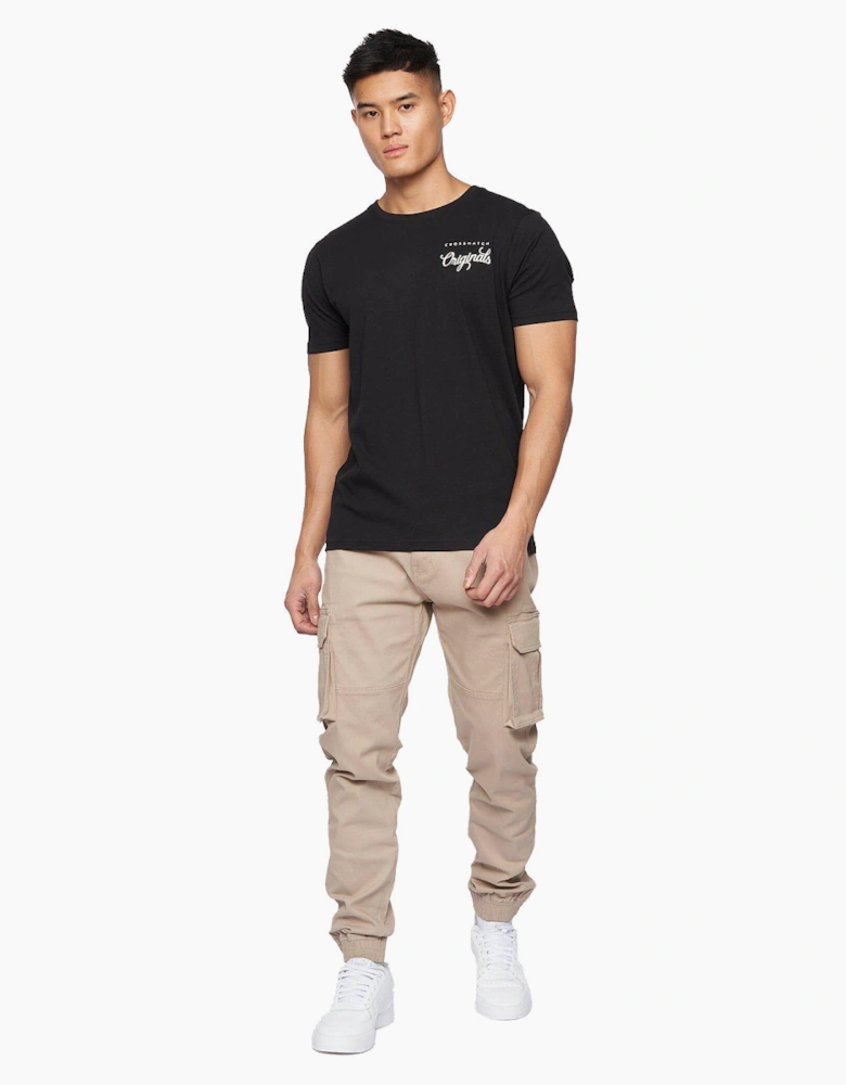 Crosshatch Frentons Cargo Pants Mens Stone