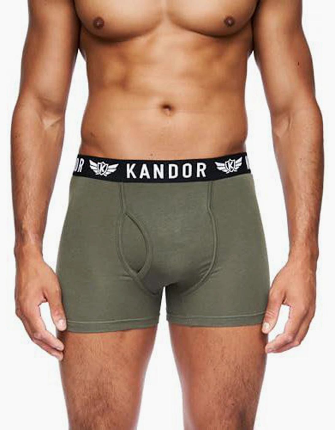 Kandor Bambers 5pk Boxer Shorts Mens Assorted / Multicolour