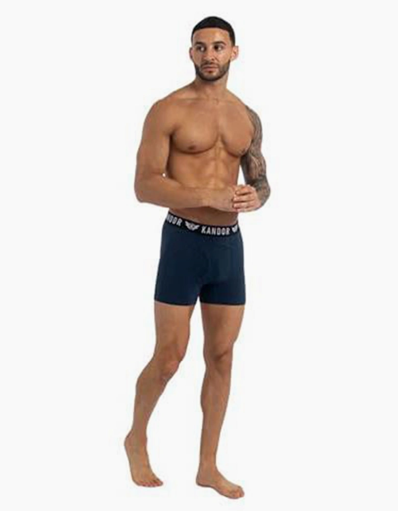 Kandor Bambers 5pk Boxer Shorts Mens Assorted / Multicolour