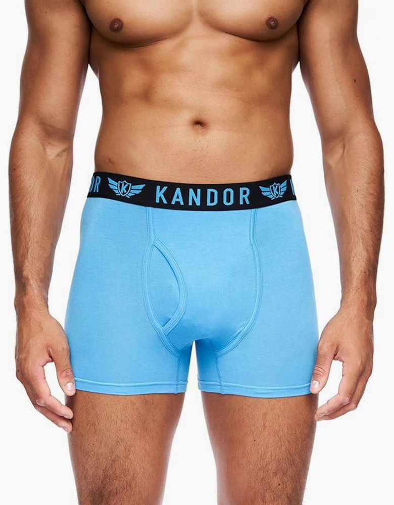 Kandor Bambers 7pk Boxer Shorts Mens Yellow / Assorted