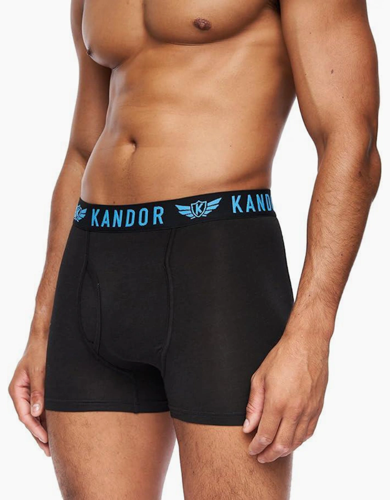 Kandor Bambers 7pk Boxer Shorts Mens Yellow / Assorted