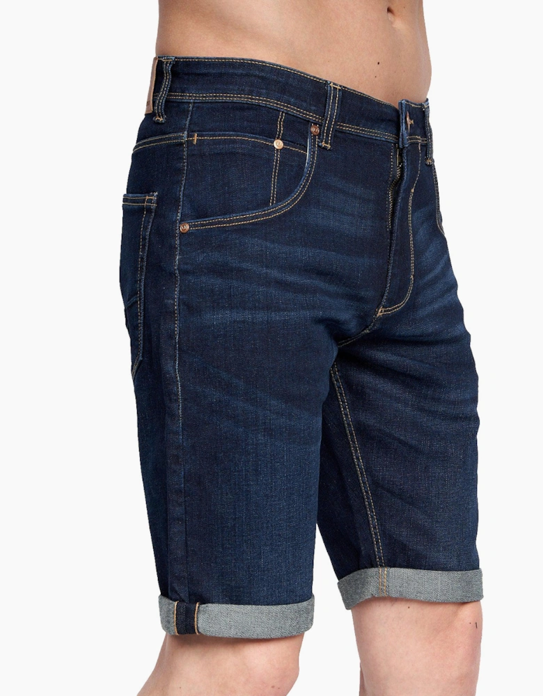 Duck And Cover Mustone Denim Shorts Mens Raw Wash