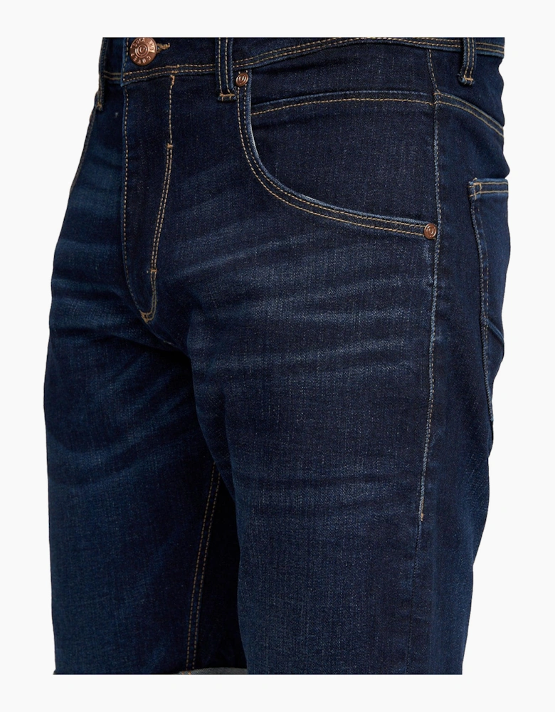 Duck And Cover Mustone Denim Shorts Mens Raw Wash
