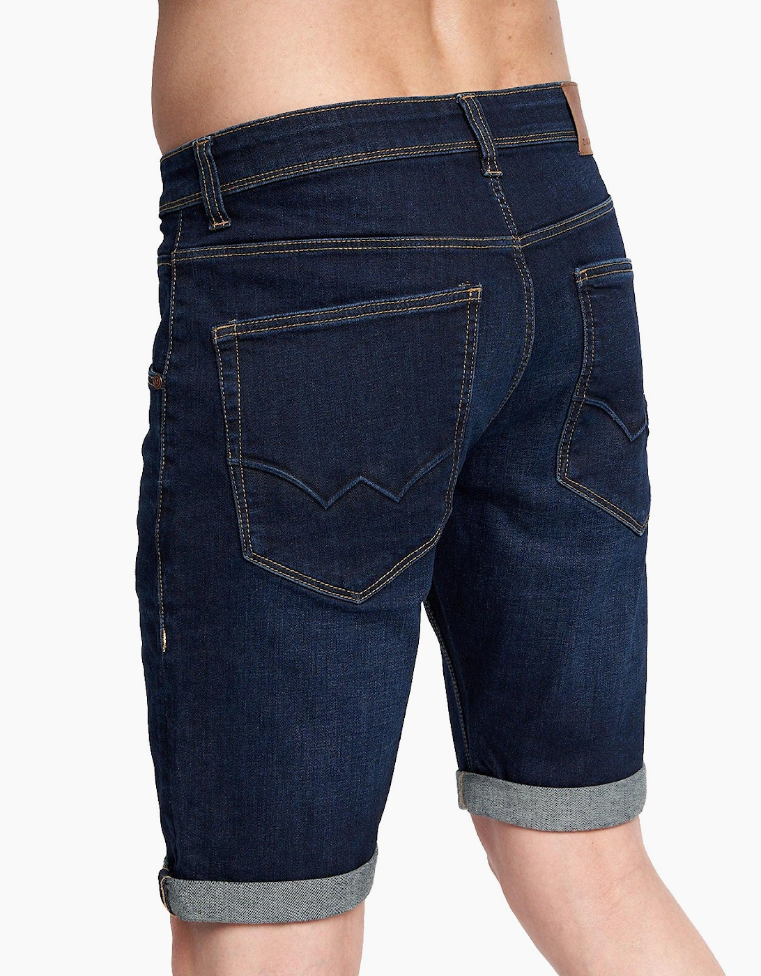 Duck And Cover Mustone Denim Shorts Mens Raw Wash