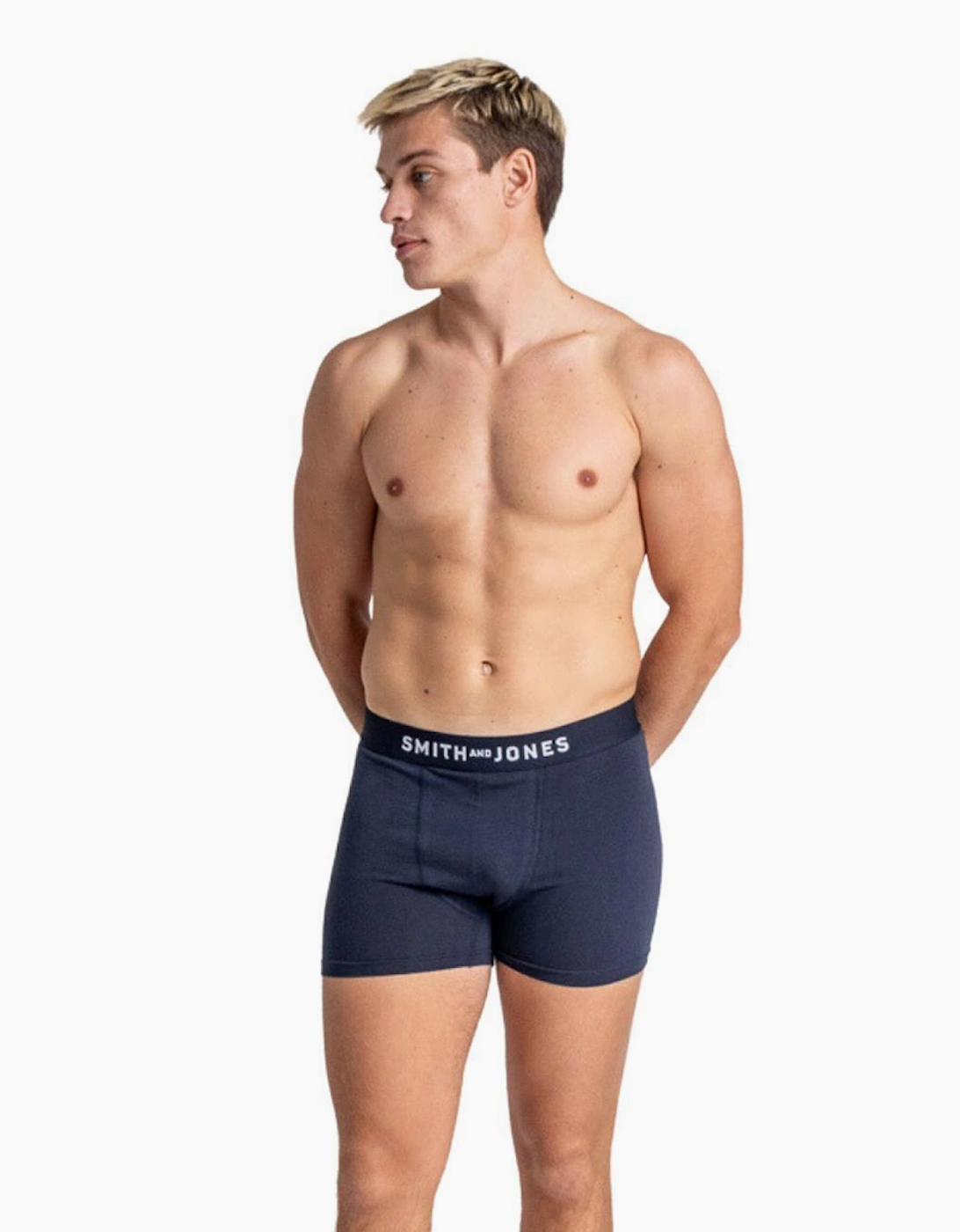 Smith & Jones Graylen 5pk Boxer Shorts Mens Assorted