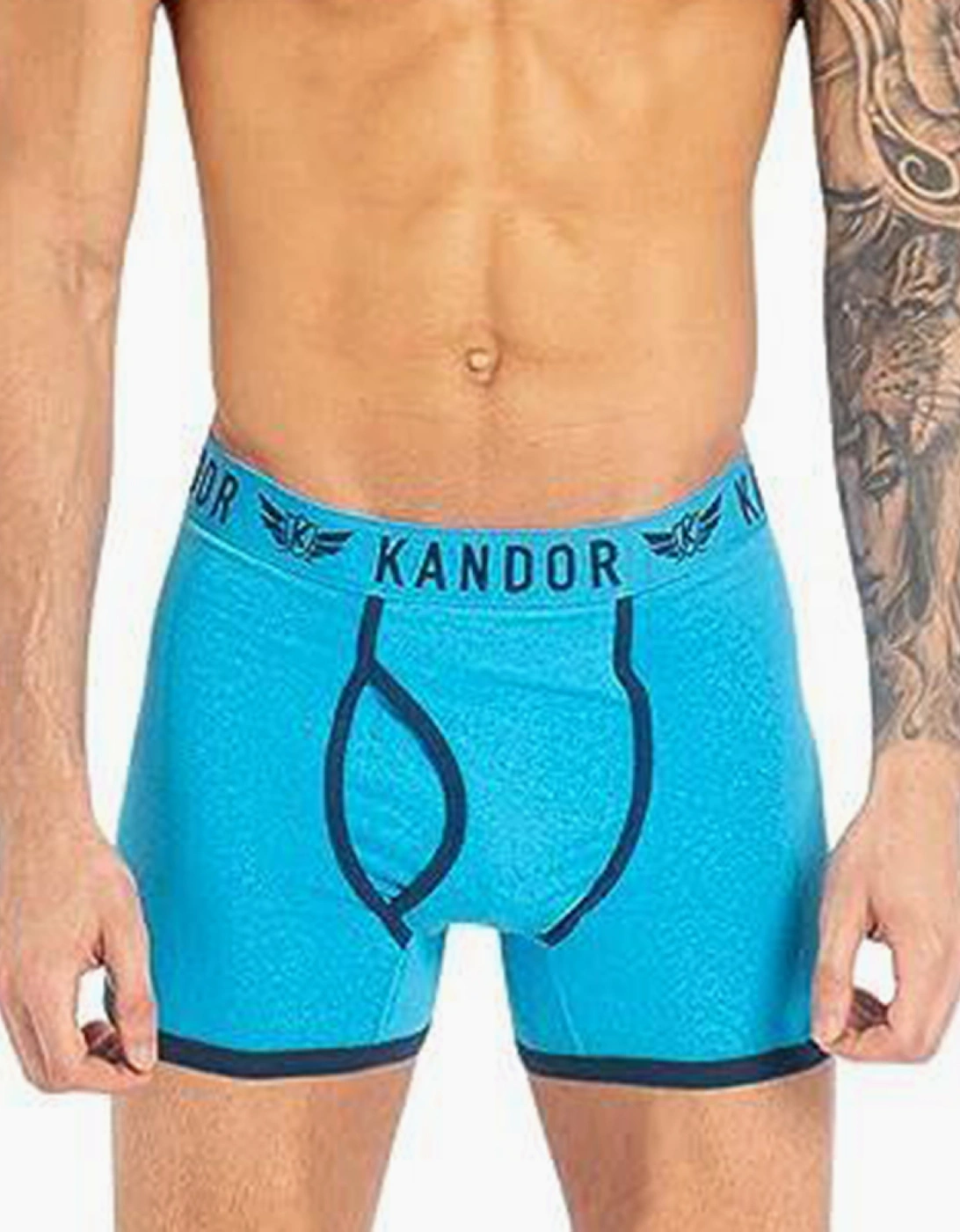 Kandor Jeckers 7pk Boxer Shorts Mens Blue / Navy