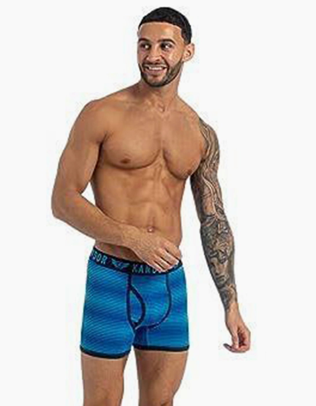 Kandor Jeckers 7pk Boxer Shorts Mens Blue / Navy