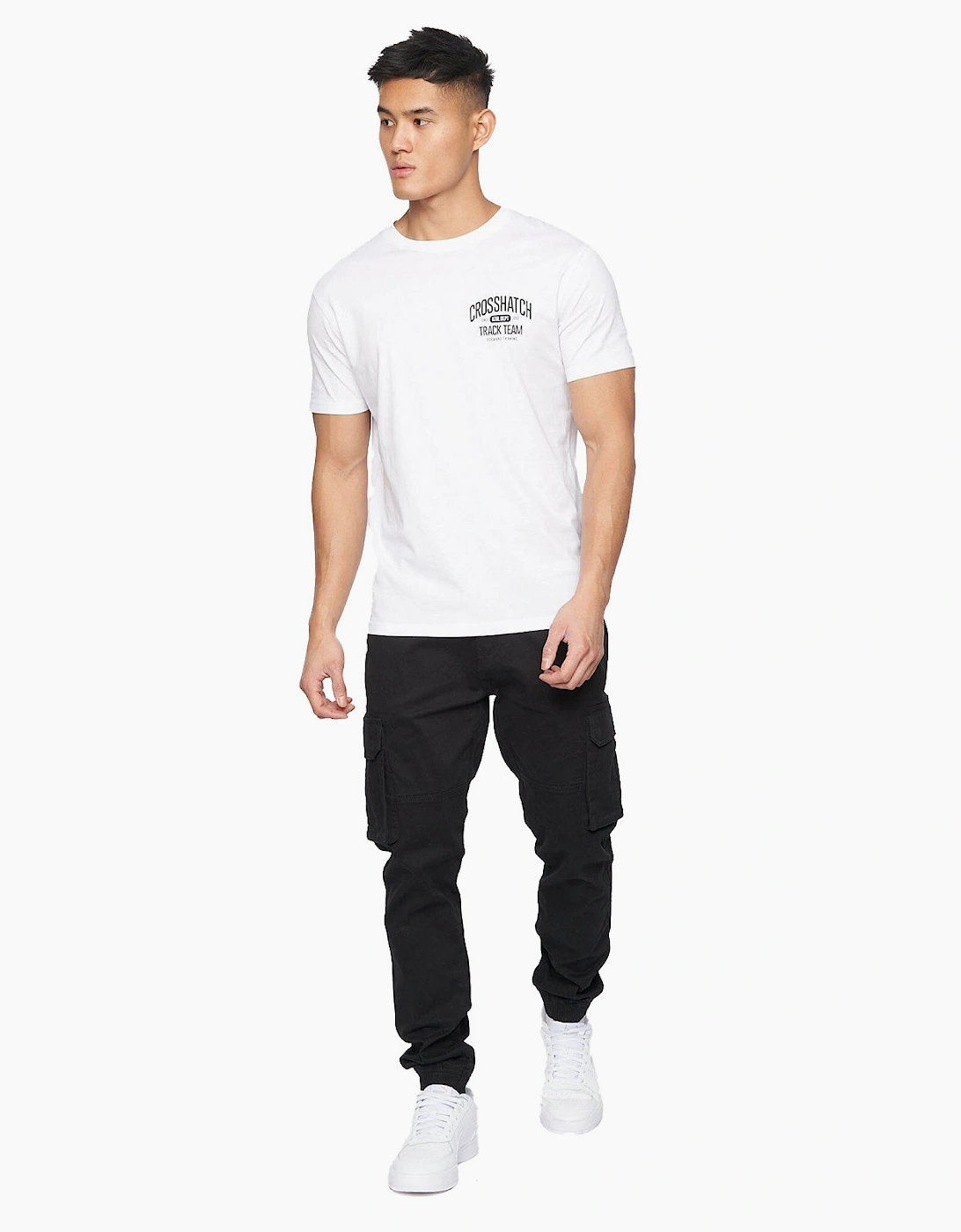 Crosshatch Frentons Cargo Pants Mens Black
