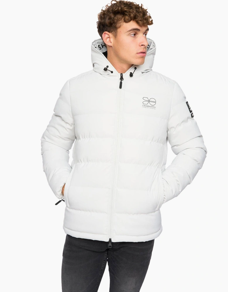 Crosshatch Pitsburg Jacket Mens Putty