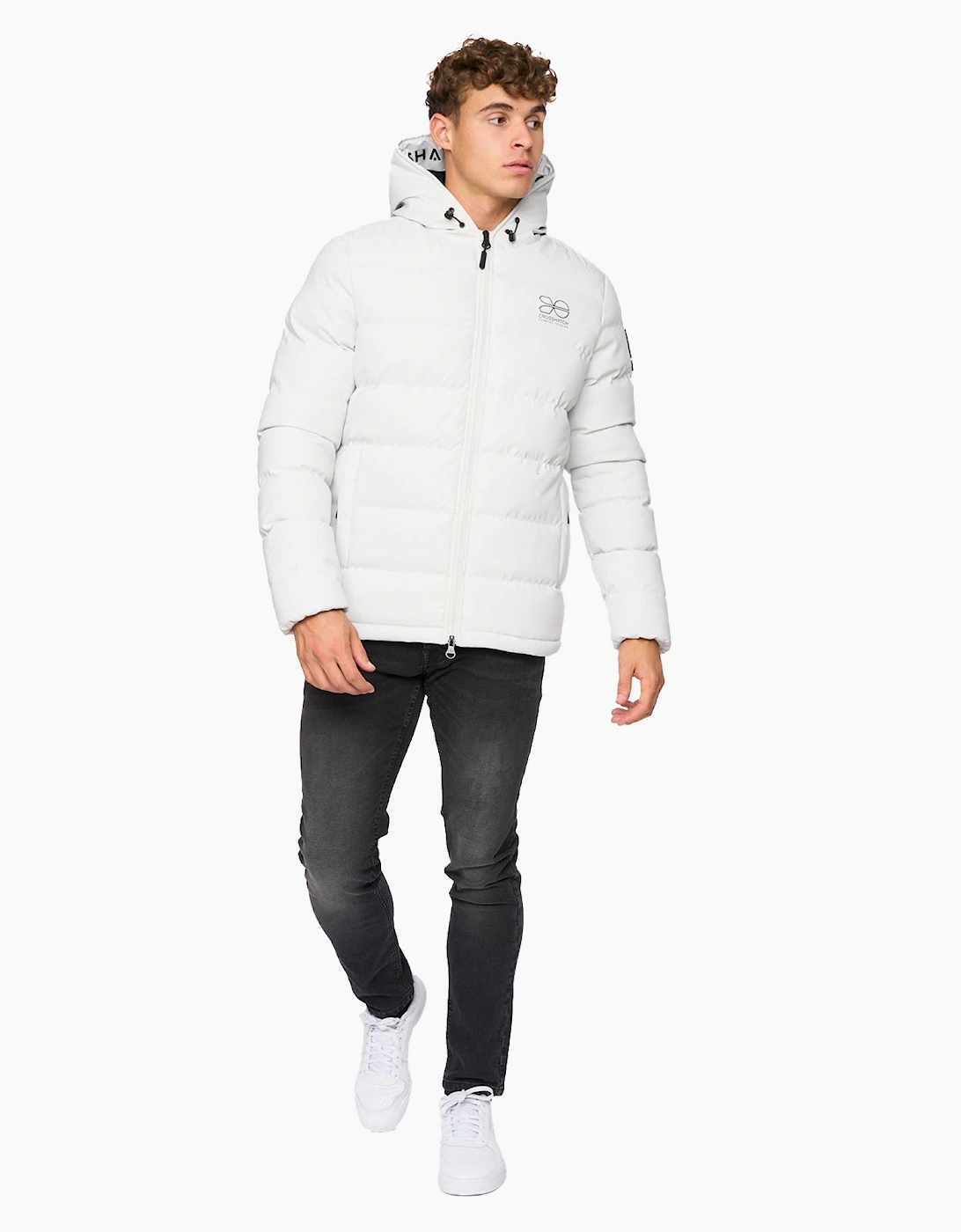 Crosshatch Pitsburg Jacket Mens Putty