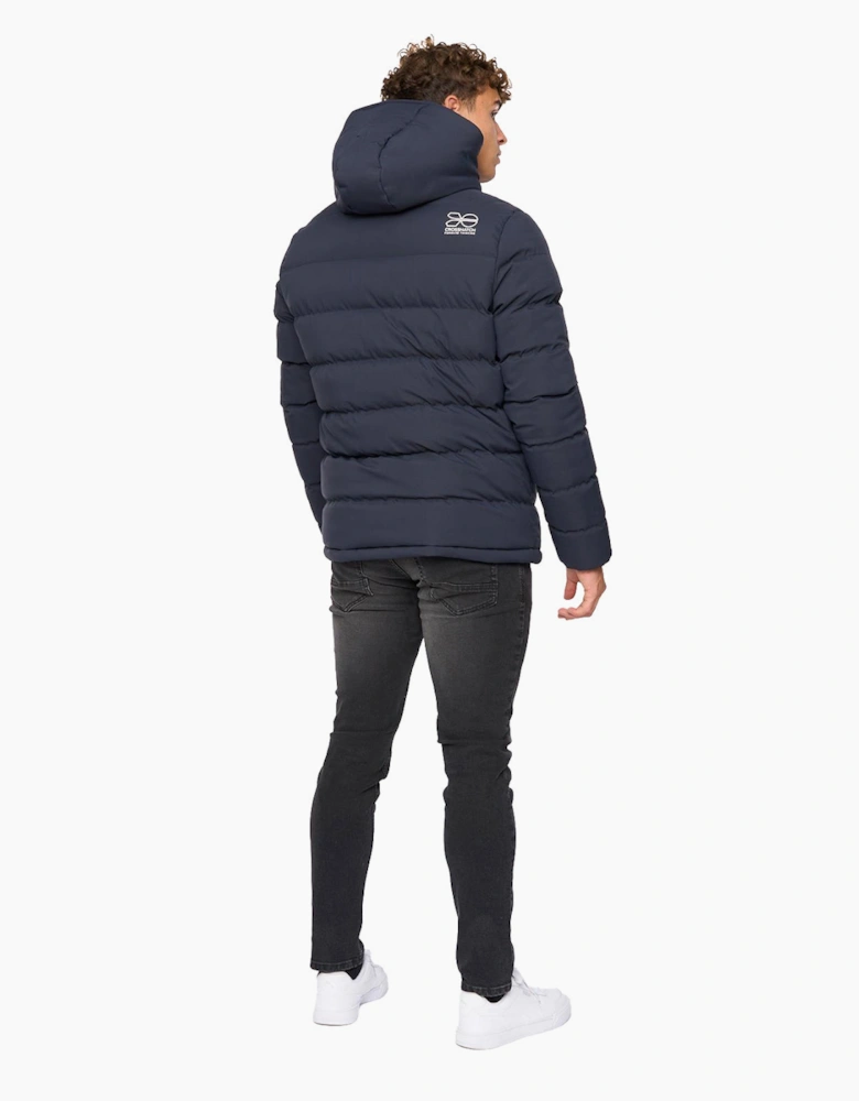 Crosshatch Pitsburg Jacket Mens Navy