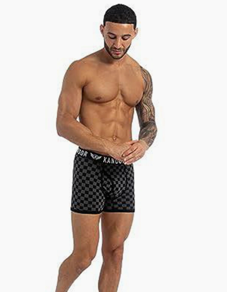 Kandor Jeckers 7pk Boxer Shorts Mens Dark Shadow