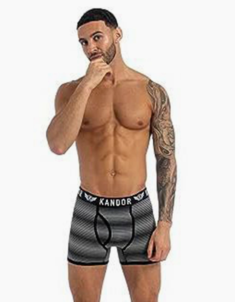 Kandor Jeckers 7pk Boxer Shorts Mens Dark Shadow
