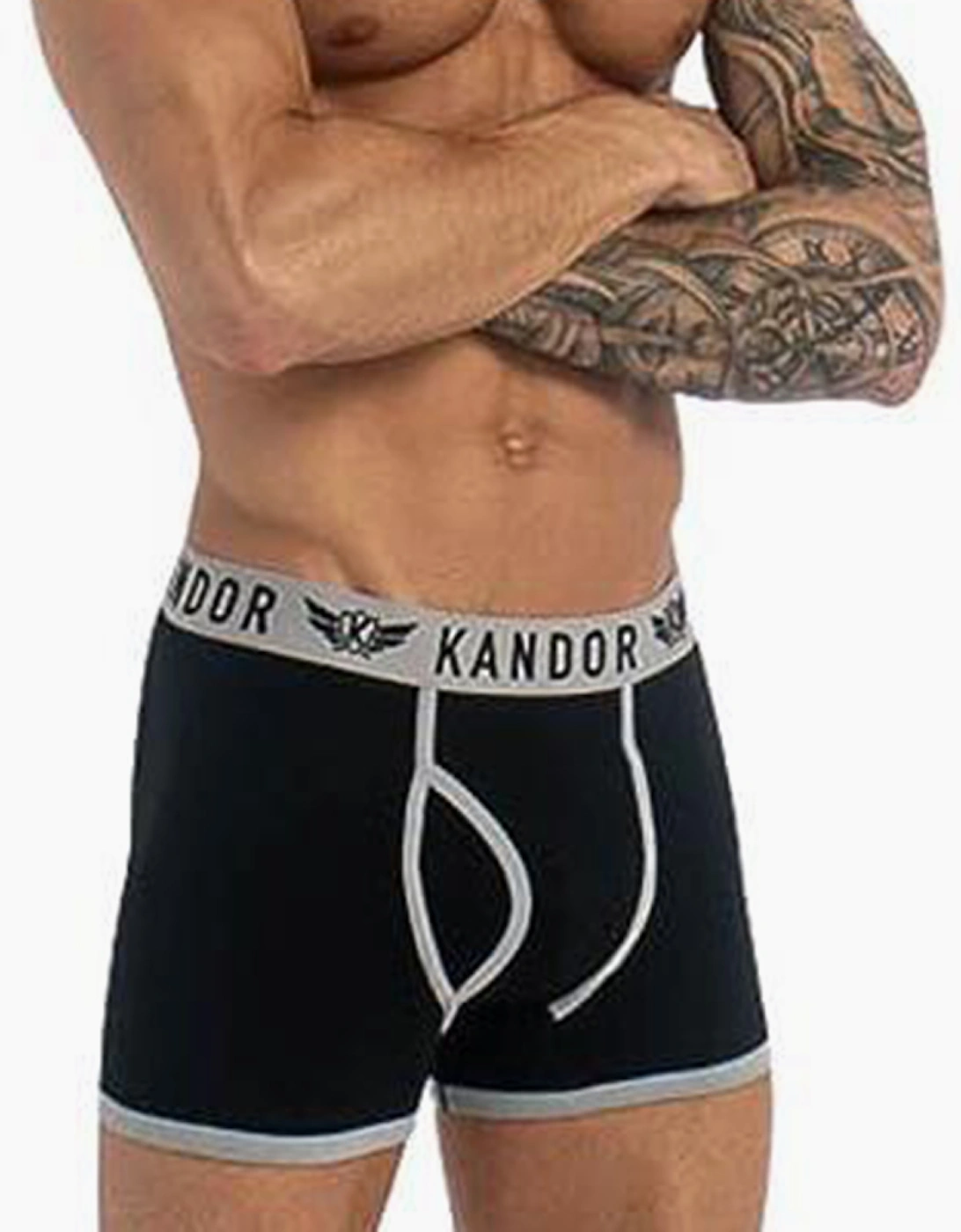 Kandor Jeckers 7pk Boxer Shorts Mens Dark Shadow