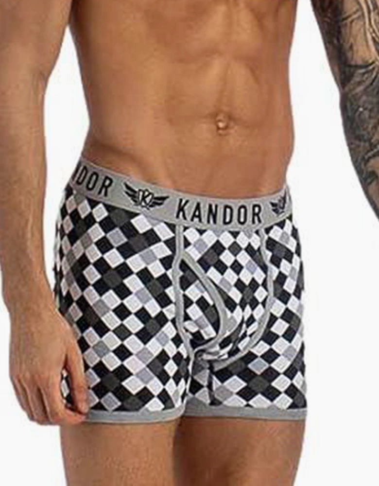 Kandor Jeckers 7pk Boxer Shorts Mens Dark Shadow