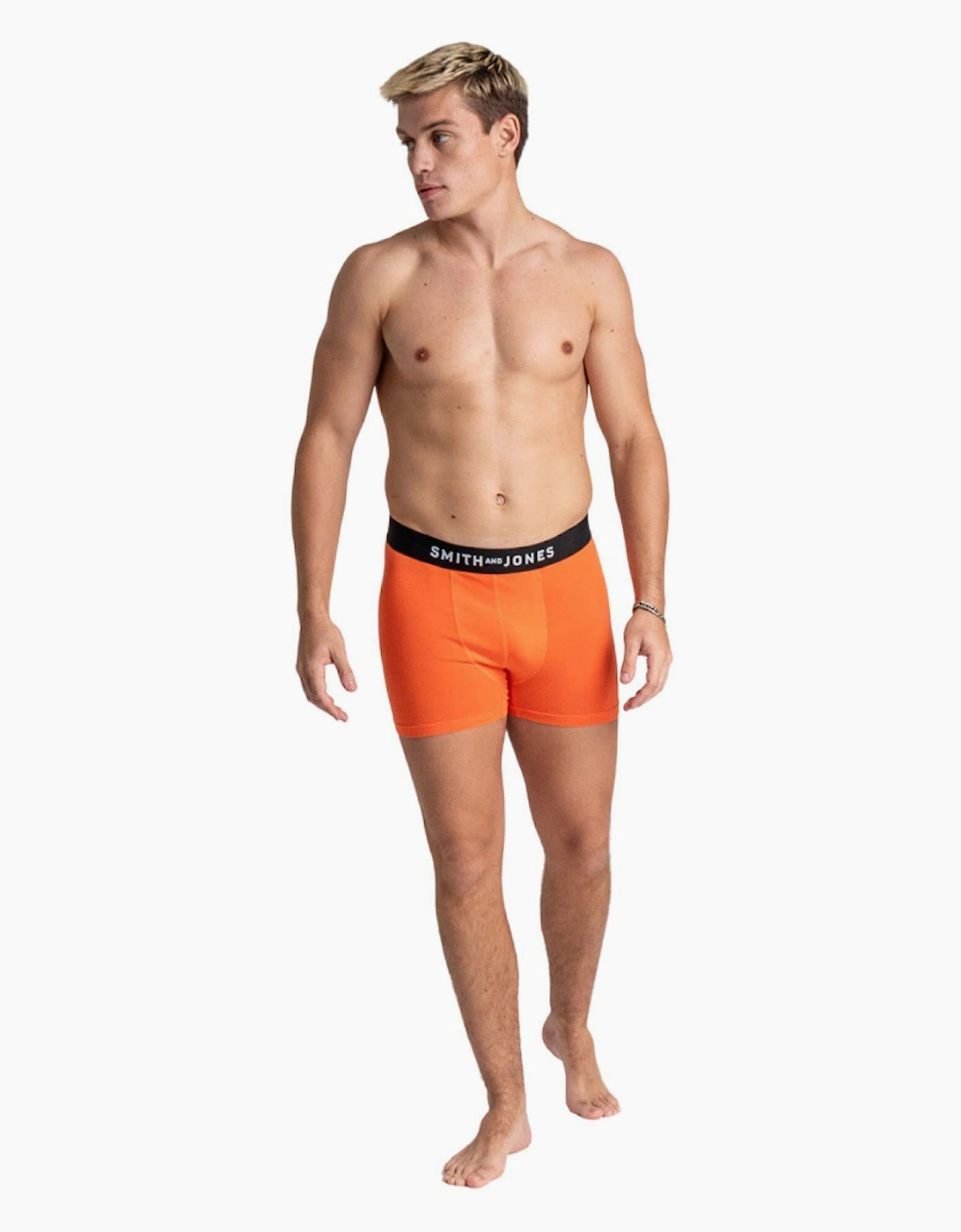 Smith & Jones Tovin 5pk Boxer Shorts Mens Assorted