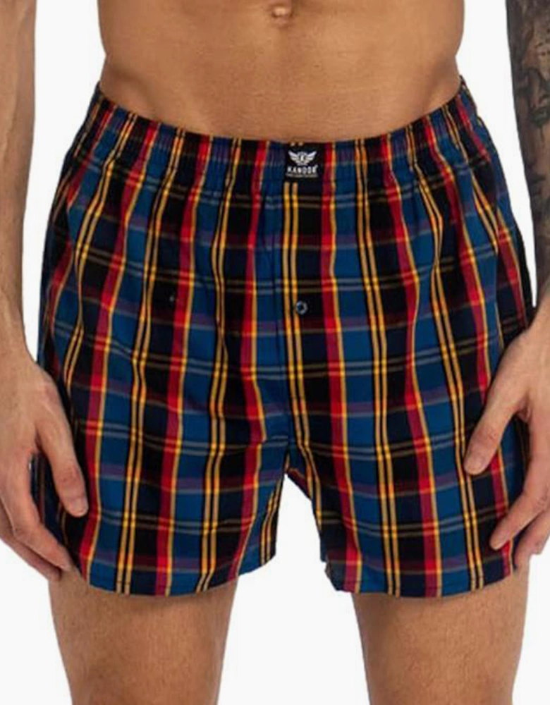 Kandor Hexster 6pk Boxer Shorts Mens Assorted Check