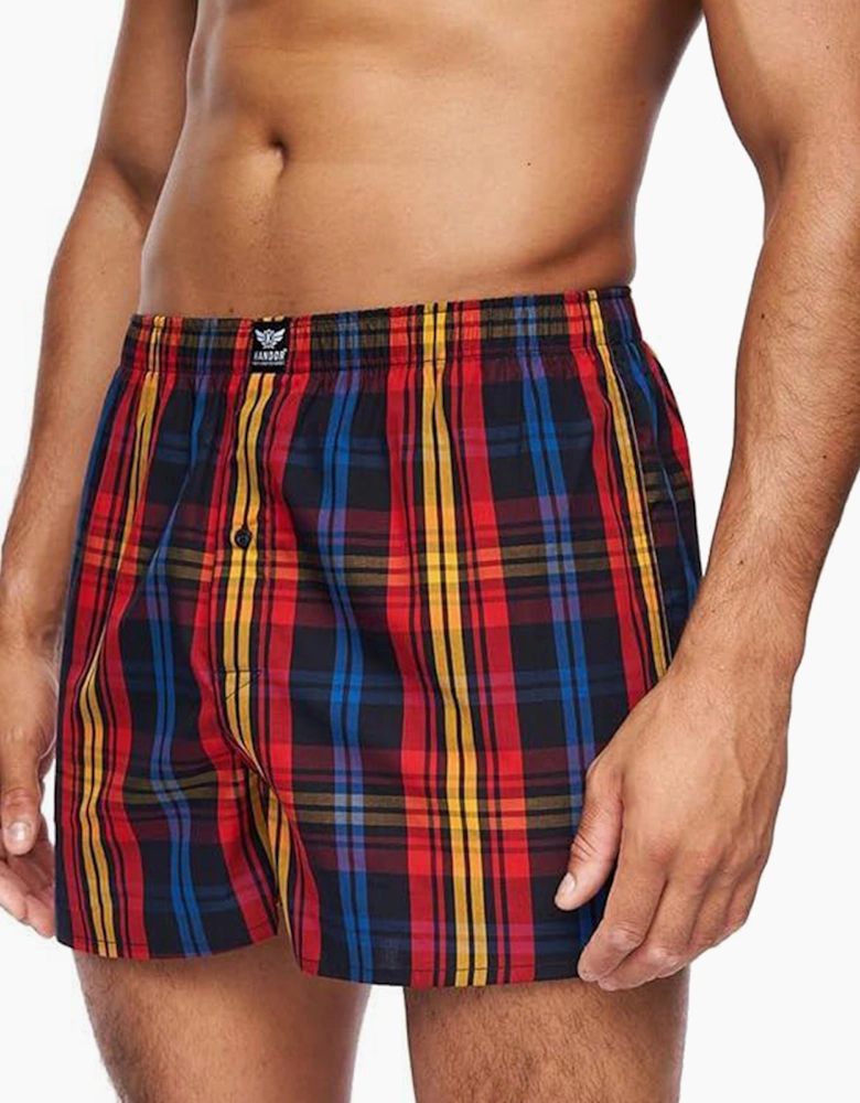 Kandor Hexster 6pk Boxer Shorts Mens Assorted Check
