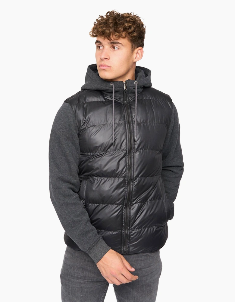 Bewley & Ritch Brookes Puffer Jacket Mens Grey