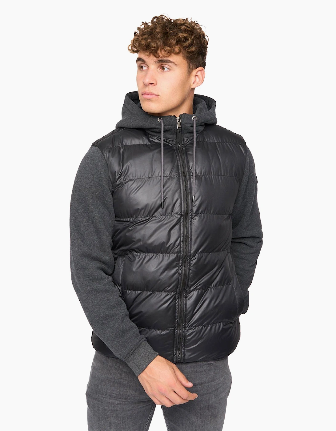 Bewley & Ritch Brookes Puffer Jacket Mens Grey