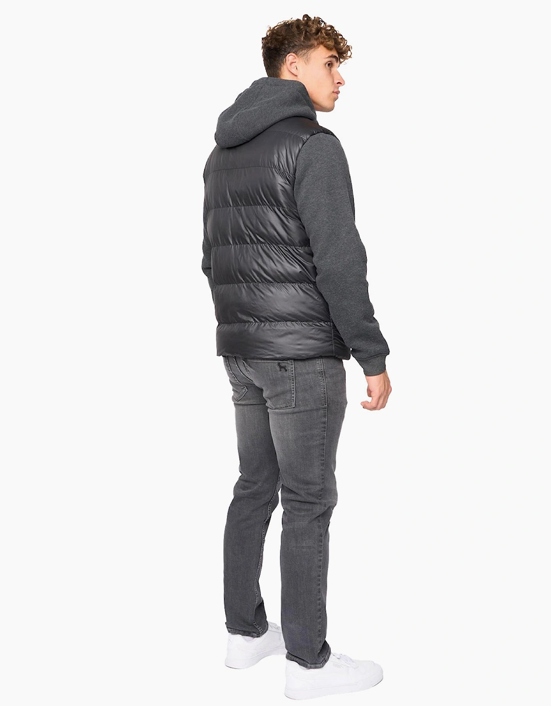 Bewley & Ritch Brookes Puffer Jacket Mens Grey