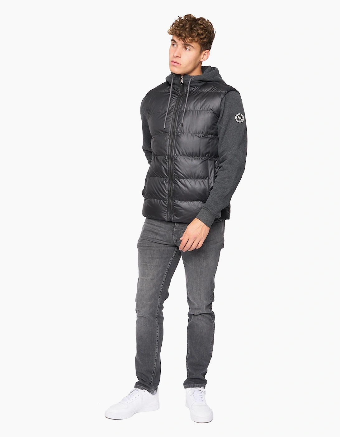 Bewley & Ritch Brookes Puffer Jacket Mens Grey