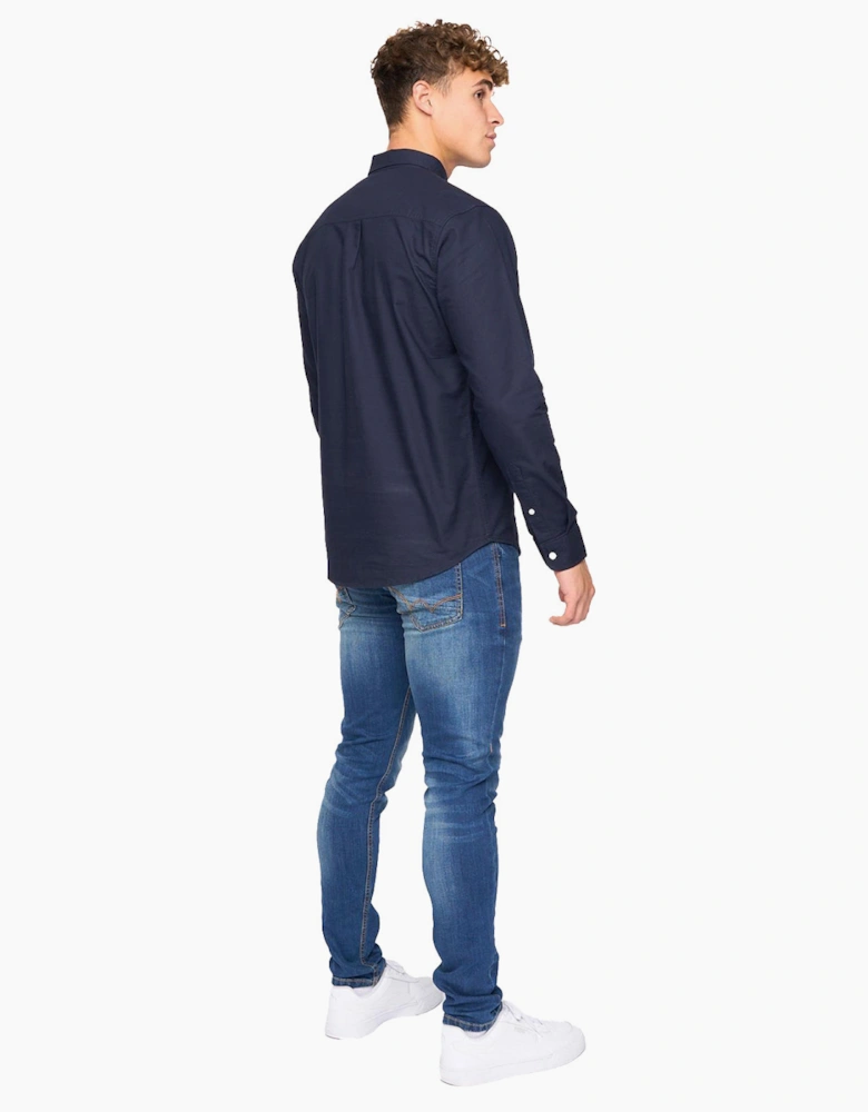 Bewley & Ritch Chatmen Slim Fit Shirt Mens Dark Blue / Navy
