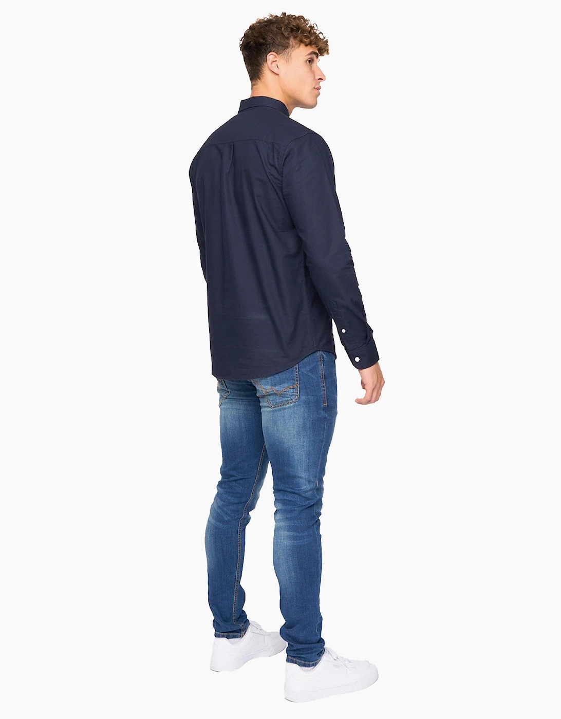 Bewley & Ritch Chatmen Slim Fit Shirt Mens Dark Blue / Navy
