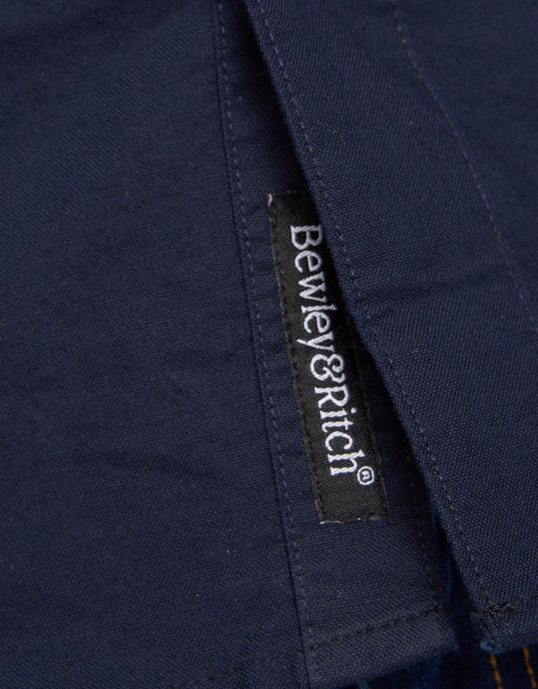 Bewley & Ritch Chatmen Slim Fit Shirt Mens Dark Blue / Navy