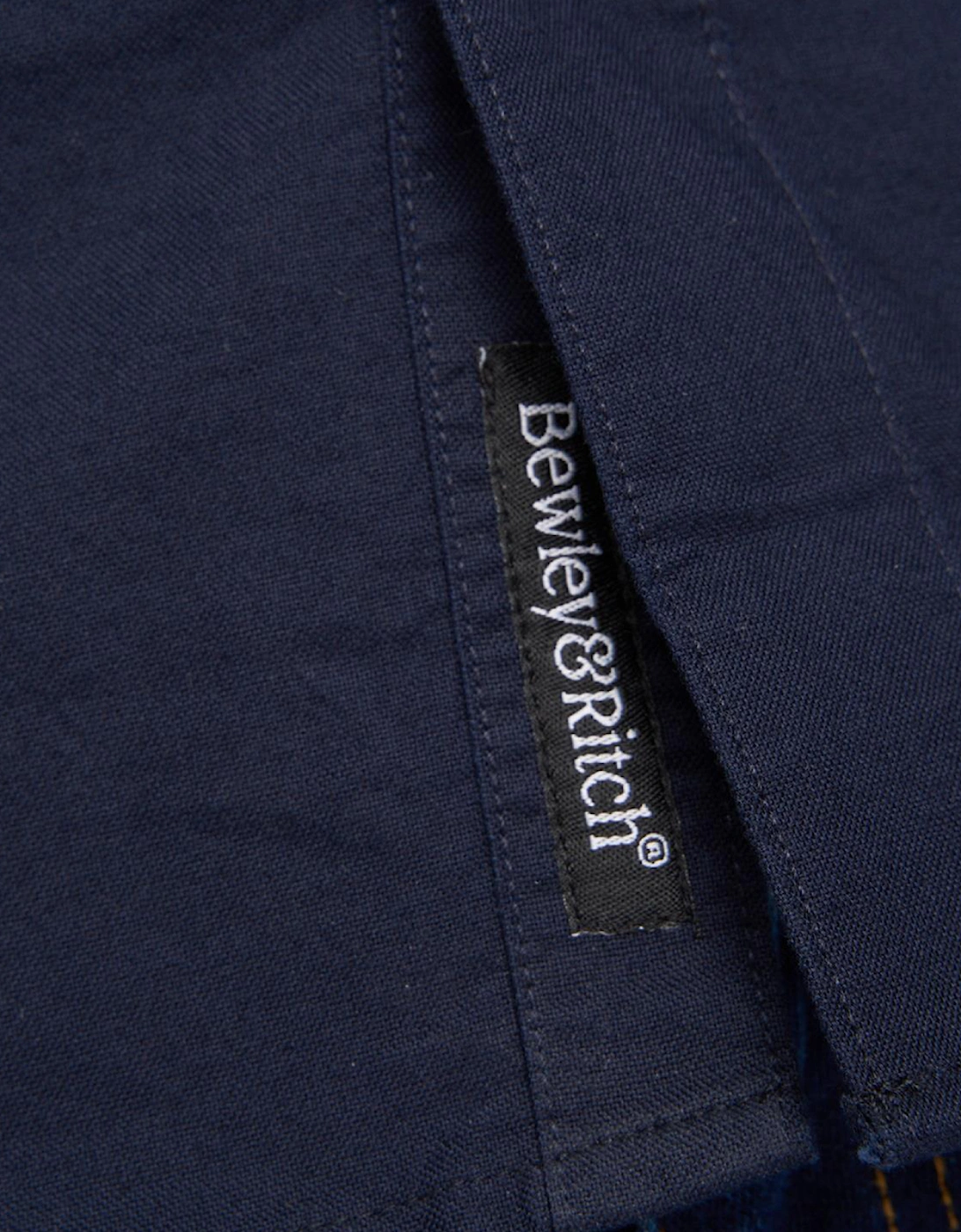 Bewley & Ritch Chatmen Slim Fit Shirt Mens Dark Blue / Navy