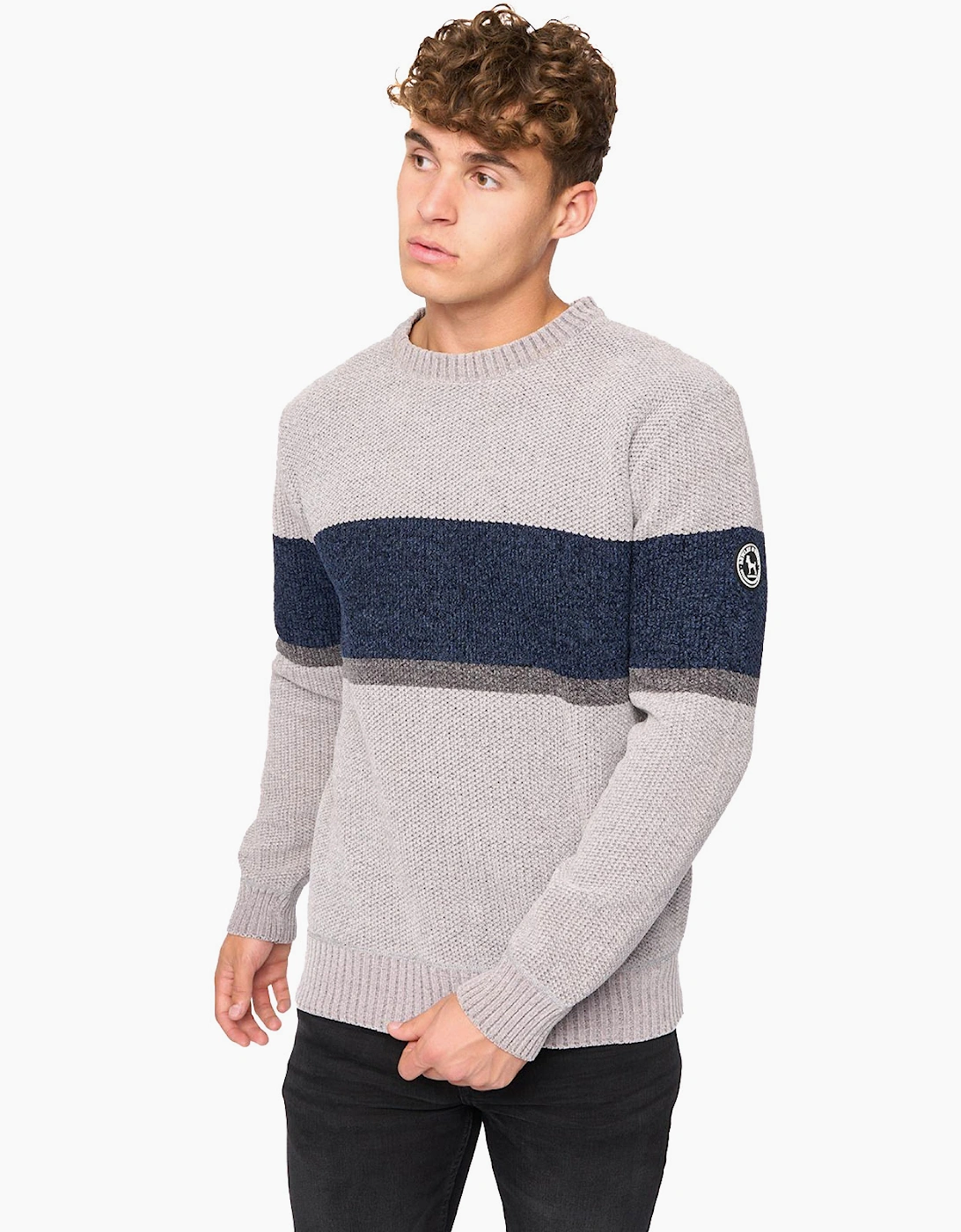 Bewley & Ritch Kirkman Sweater Mens Light Grey
