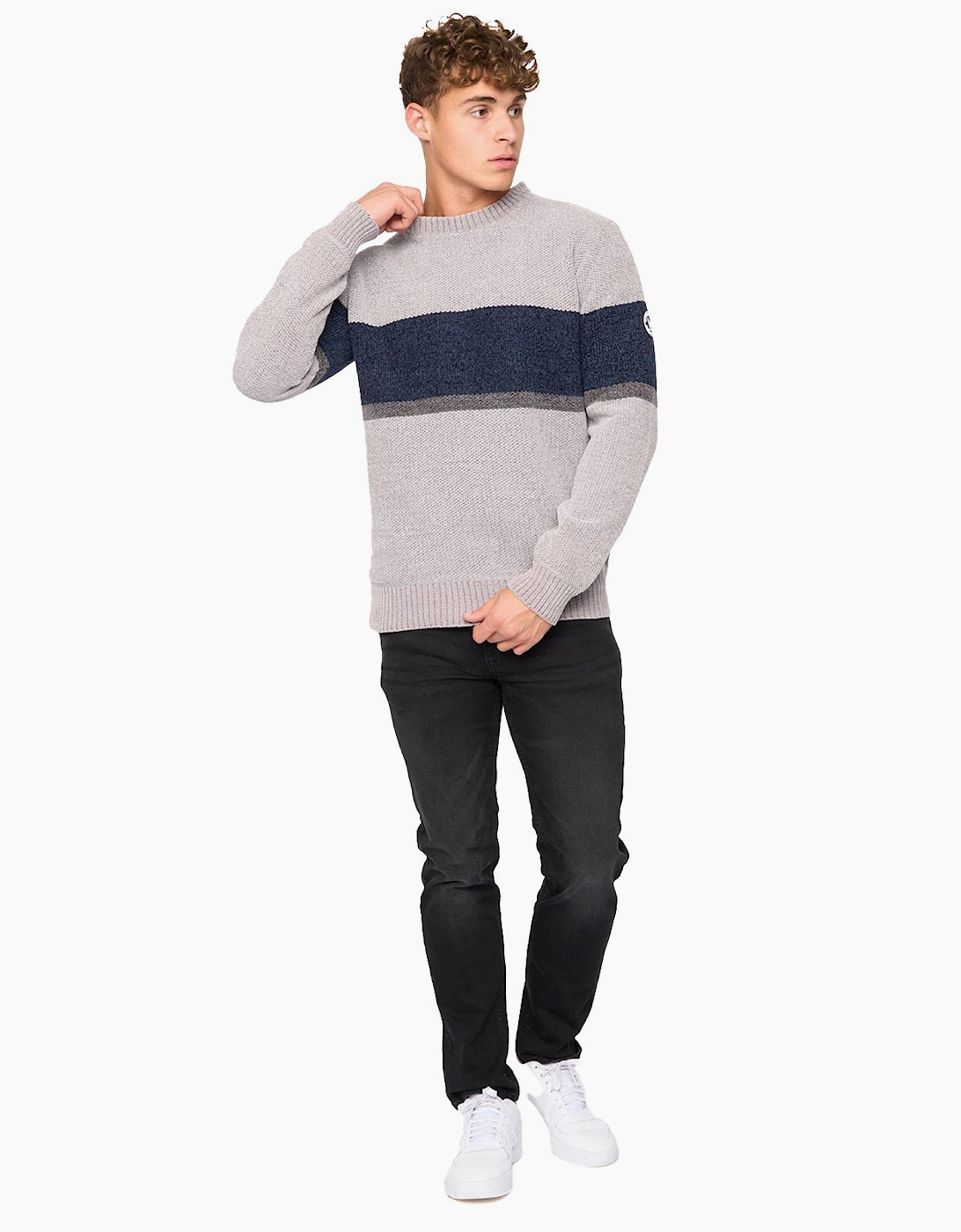 Bewley & Ritch Kirkman Sweater Mens Light Grey