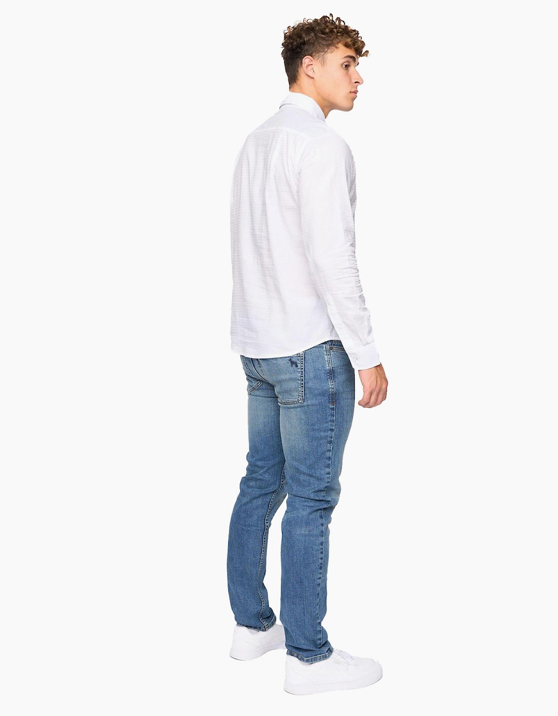 Bewley & Ritch Edgeworth Slim Fit Shirt Mens White