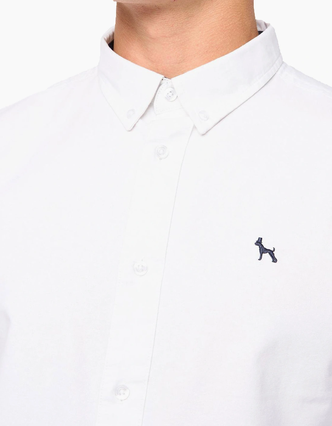 Bewley & Ritch Chatmen Slim Fit Oxford Shirt Mens White