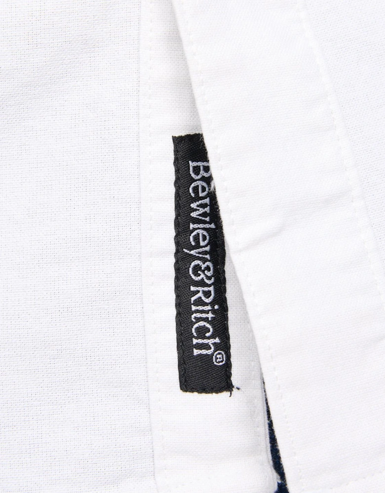 Bewley & Ritch Chatmen Slim Fit Oxford Shirt Mens White