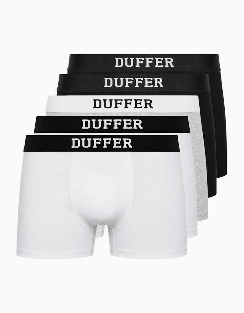 Duffer Classic 5pk Boxer Shorts Mens Assorted