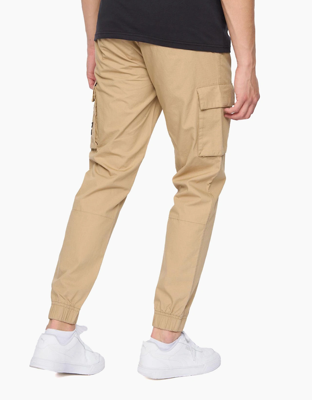 Duck And Cover Chesser Cargo Jog Pants Mens Stone