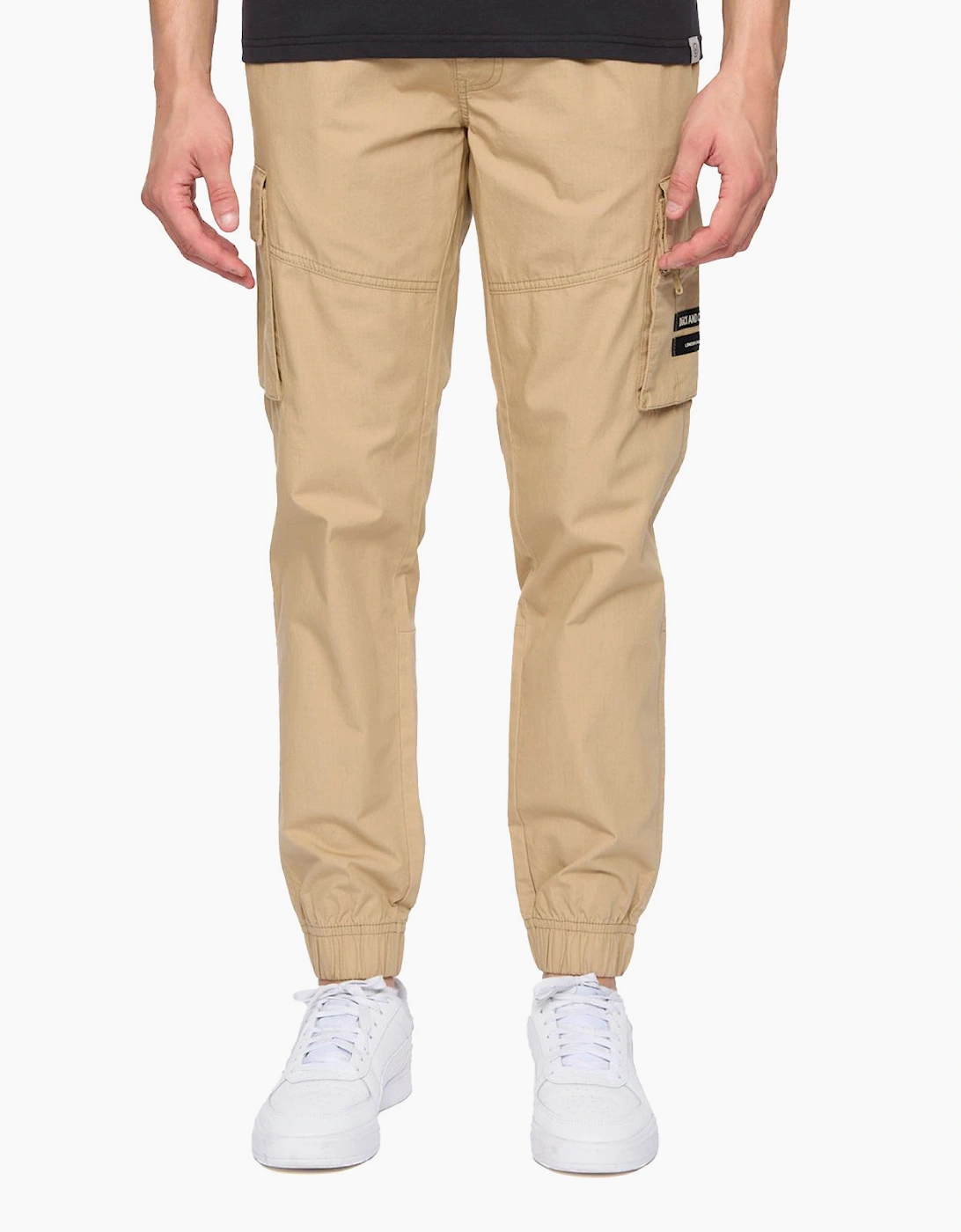 Duck And Cover Chesser Cargo Jog Pants Mens Stone
