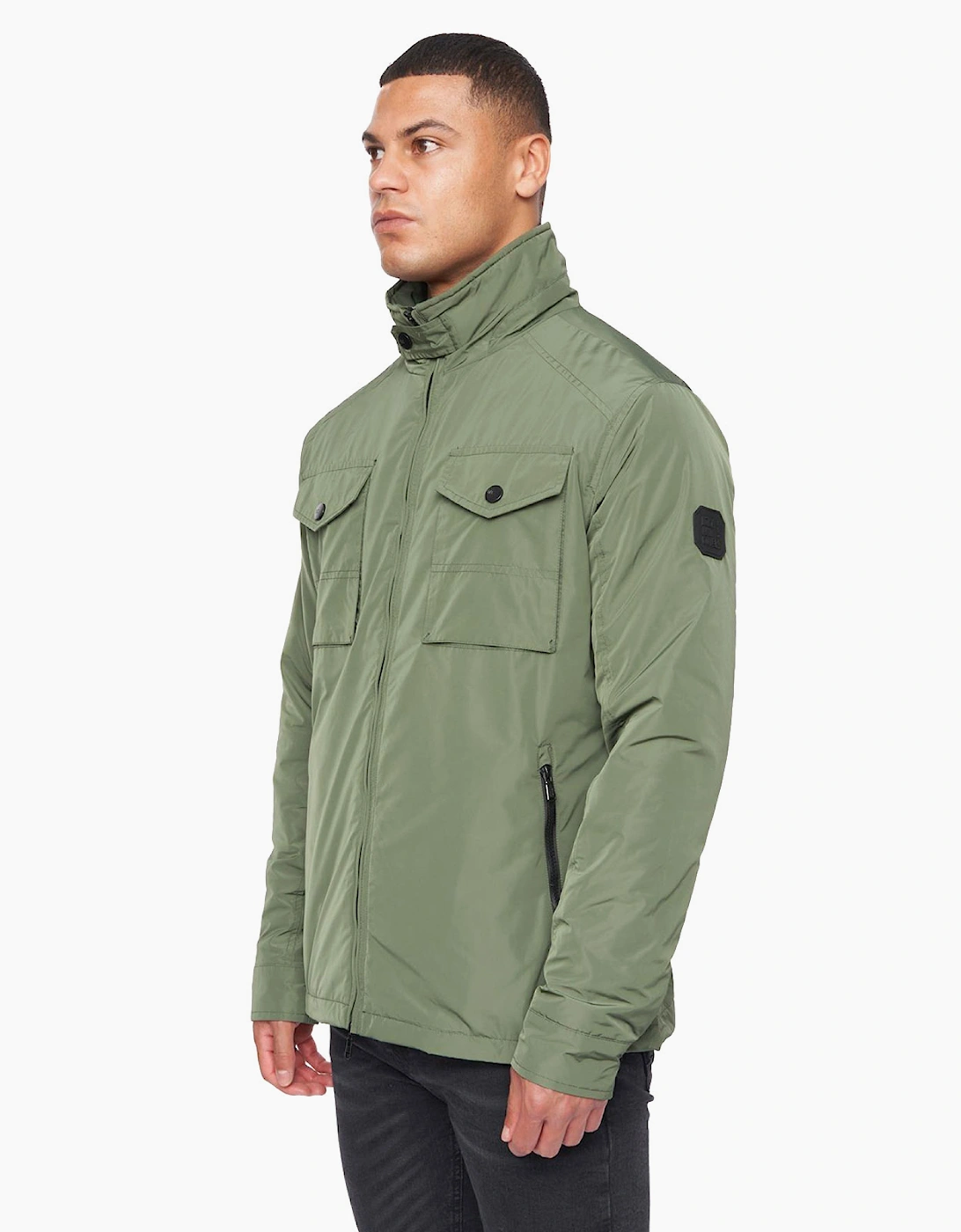 Duck And Cover Duck and Cover Blensons Padded Jacket Mens Dark Olive / Green