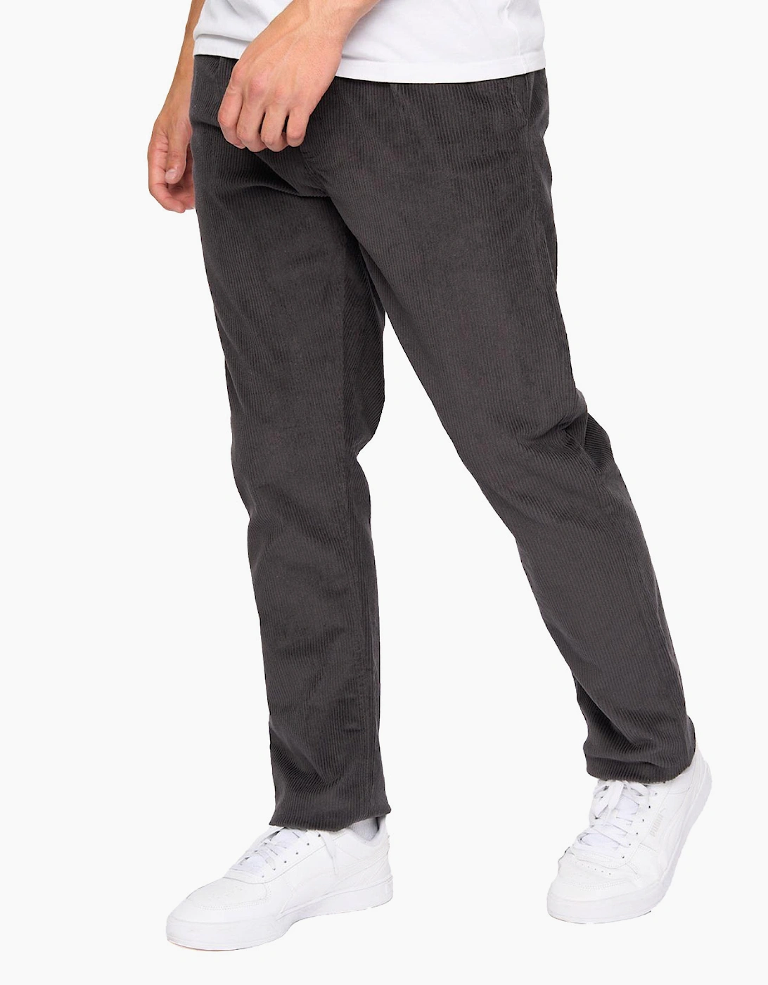Crosshatch Cordout Loose Pants Mens Anthracite / Dark Grey
